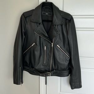 EUC Quince leather motorcycle jacket